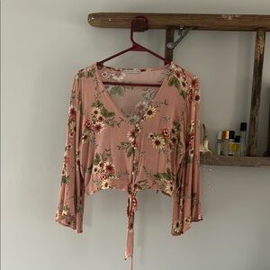 Floral Pink Women's Top